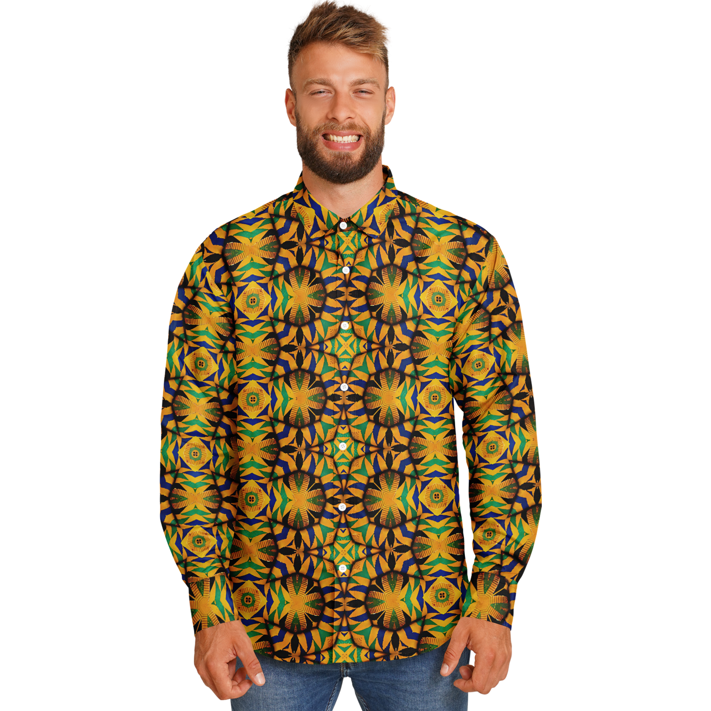 Men's Long Sleeve Button Down Shirt