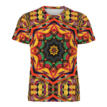 Men's Custom Round Neck Short Sleeve T-Shirt