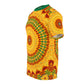 Women's Vibrant Yellow Sunburst Mandala All-Over Print T-Shirt