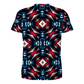 Men's Custom Round Neck Short Sleeve All Print T-Shirt