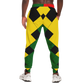 Men's Ghana Flag & Black Star Pattern All-Over Print Athletic Jogger
