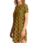 Women's African Kente Geometric Pattern All-Over Print T-Shirt Dress