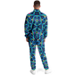 Men's Blue Kaleidoscope Track Jacket and Pants