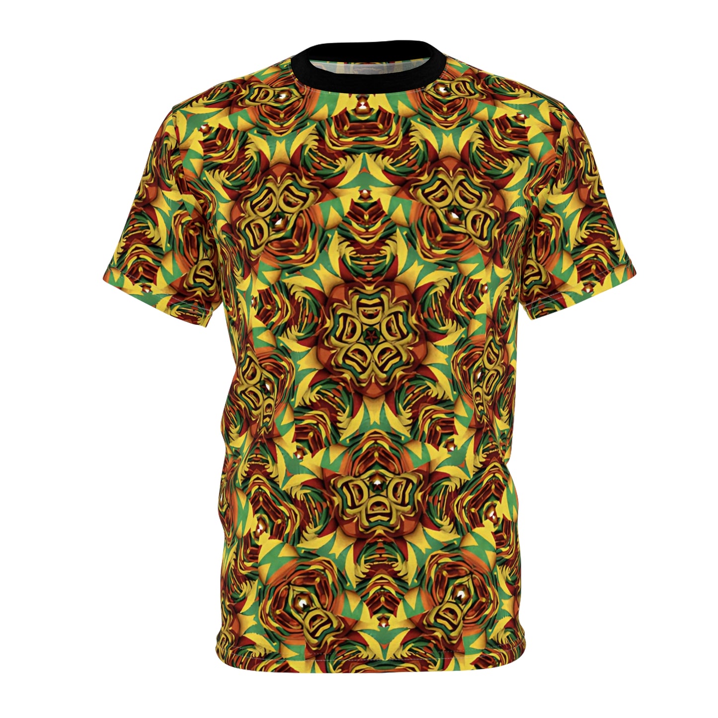 Men's Vibrant Geometric Unisex Cut & Sew Tee