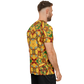 Men's Golden Kaleidoscope Design Soccer Jersey