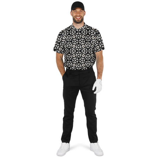 Men's Blade Collar polyester Polo Shirt