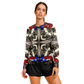 Women's Patriotic Star Kaleidoscope Pattern All-Over Print Long Sleeve Performance Shirt