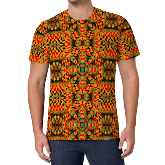 Men's Custom Round Neck Short Sleeve T-Shirt