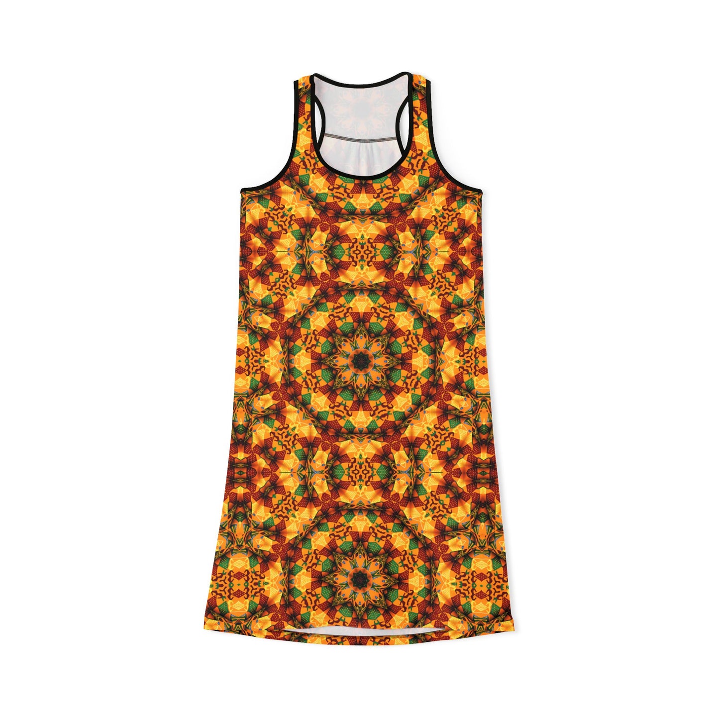 Women's Vibrant Geometric Racer back Dress