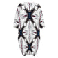 Women's Kaleidoscope Geo Pattern All-Over Print Oversized T- Shirt Loungewear