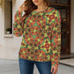Women's Bold Tribal Kaleidoscope Pattern All Over Print Crew Neck Sweater
