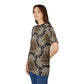 Women's Leopard Mosaic Pattern All-Over Print Unisex Cut & Sew Tee