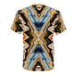 Men's Abstract Tribal Kaleidoscope All-Over Print Unisex Cut & Sew Tee