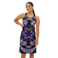 Women's Kaleidoscope Purple Racer back All-Over Print Dress