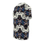 Men's Bold Geometric Pattern All-Over Print Unisex Cut & Sew Tee.