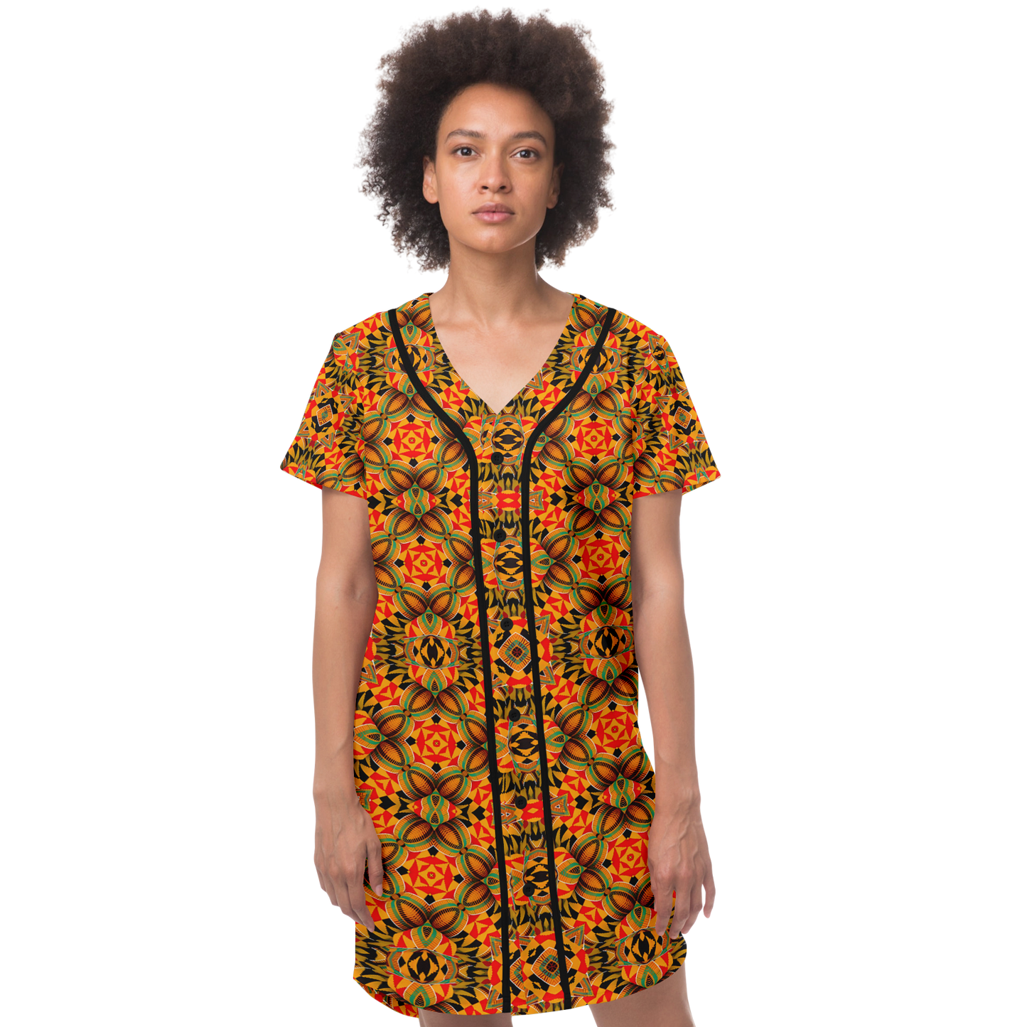 Women's Baseball Jersey Dress