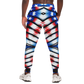 Men's American Flag Pattern All-Over Print Athletic Jogger