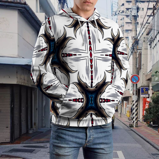 Men's Custom Unisex All Over Print Hoodies with Pockets.