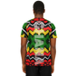 Men's Ghana Flag & Black Star Pattern All-Over Print Soccer Jersey