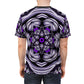 Men's Kaleidoscope Purple Unisex Cut & Sew Tee