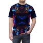 Men's Psychedelic Neon Kaleidoscope All-Over Print Unisex Cut & Sew Tee
