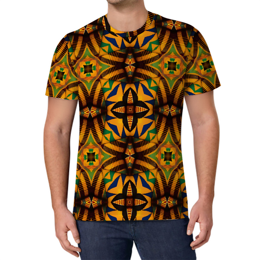 Men's Custom Round Neck Short Sleeve T-Shirt