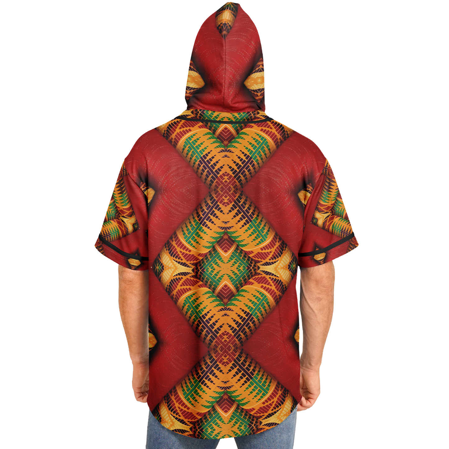 Men's Hooded Baseball Jersey