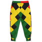 Women's Ghana Flag & Black Star Pattern All-Over Print Athletic Jogger