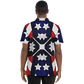 Men's Patriotic Star Flag Polo Shirt