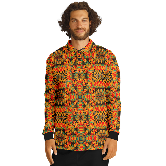 Men’s Long Sleeve Polo Shirt