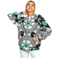Women's Kaleidoscope Geometric Pattern All Over Print Baseball Jacket