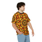 Men's Vibrant Geometric Unisex Cut & Sew Tee