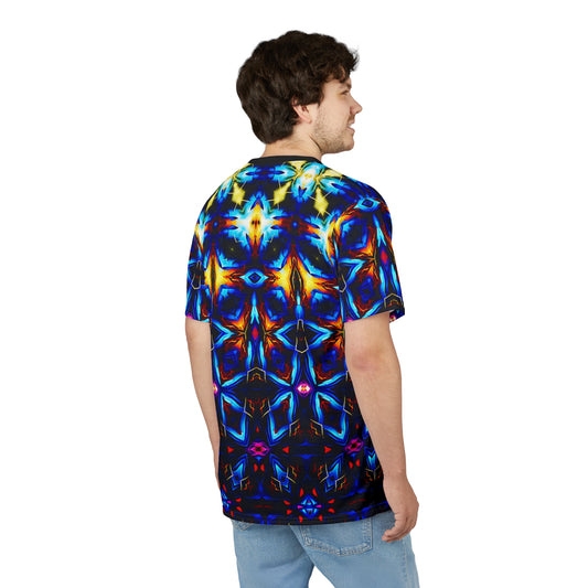 Men's Psychedelic Kaleidoscope All-Over Print Unisex Cut & Sew Tee