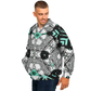Men's Kaleidoscope Geometric Pattern Design All Over Print Baseball Jacket