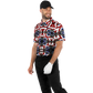 Men's Patriotic Star Kaleidoscope Pattern All-Over Print Polo Shirt