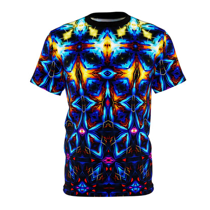 Men's Psychedelic Kaleidoscope All-Over Print Unisex Cut & Sew Tee