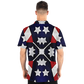Men's Patriotic Star Flag Polo Shirt