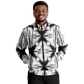 Men's Abstract Symmetry Pattern Polyester Track Jacket