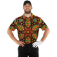 Men's African Kente Geometric Star Pattern All-Over Print Polo Shirt