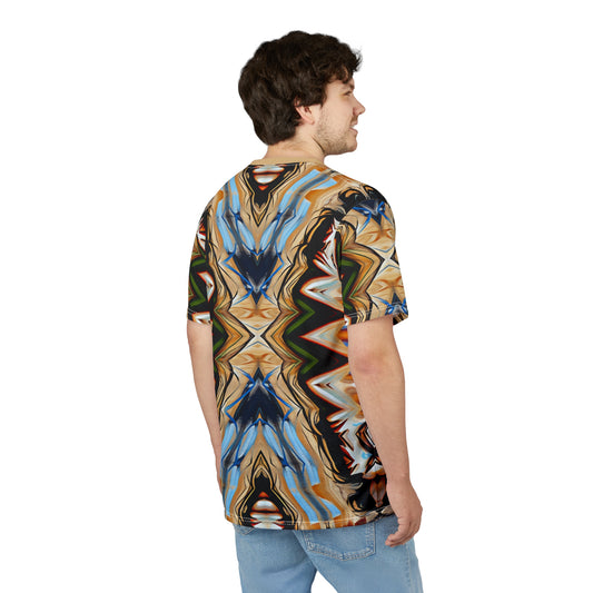 Men's Abstract Tribal Kaleidoscope All-Over Print Unisex Cut & Sew Tee