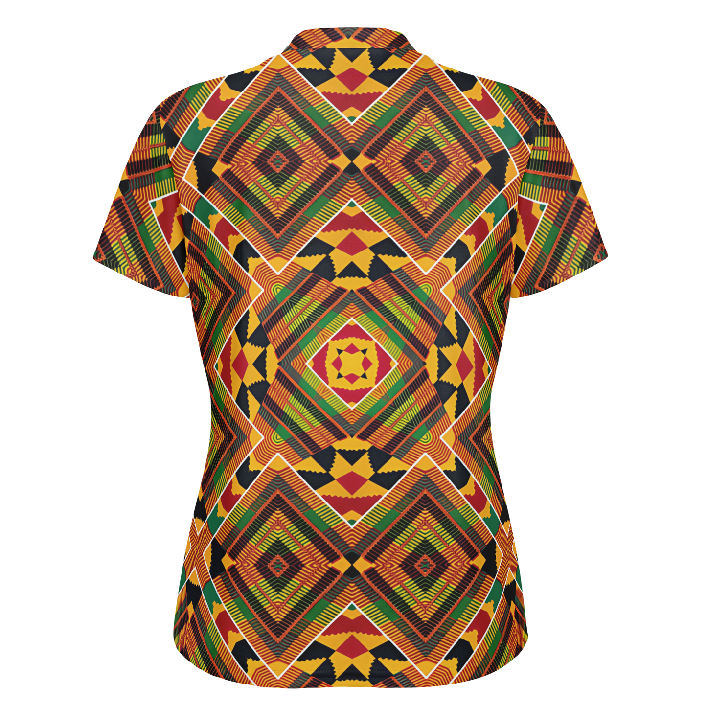 Women's Stand Up Collar Polo Shirt