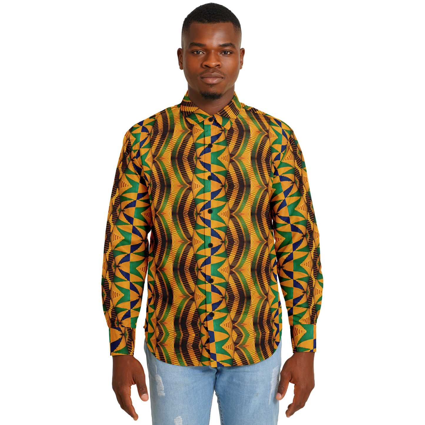 Men's Long Sleeve Button Down Shirt