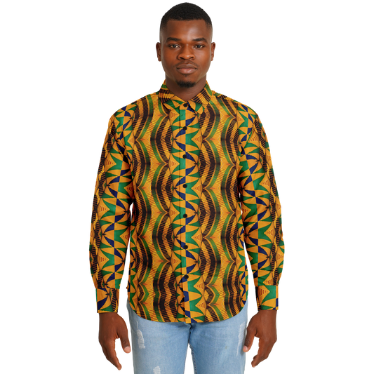 Men's Long Sleeve Button Down Shirt