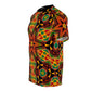 Women's African Kente Geometric Star Pattern All-Over Print Tee