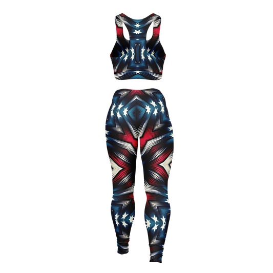 Women's Padded Sports Bra & Leggings