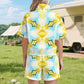 Women's Vibrant Kaleidoscope Geo Pattern All-Over Print Windbreaker Short Set