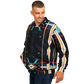 Men's Abstract Neon Geometry Pattern Design All Over Print Baseball Jacket