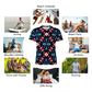 Men's Custom Round Neck Short Sleeve All Print T-Shirt