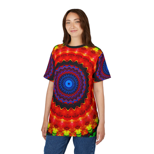 Women's Psychedelic Vibrant Mandala All-Over Print Shirt