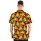 Men's Vibrant Autumn Kaleidoscope Polyester Polo Shirt
